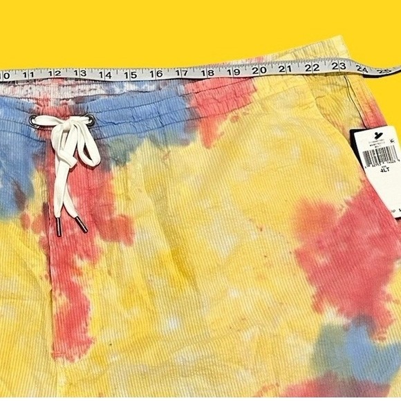 Polo Ralph Lauren Men's Tie-Dye Cotton Corduroy Drawstring Shorts Size 4XLT NWT - Picture 5 of 7